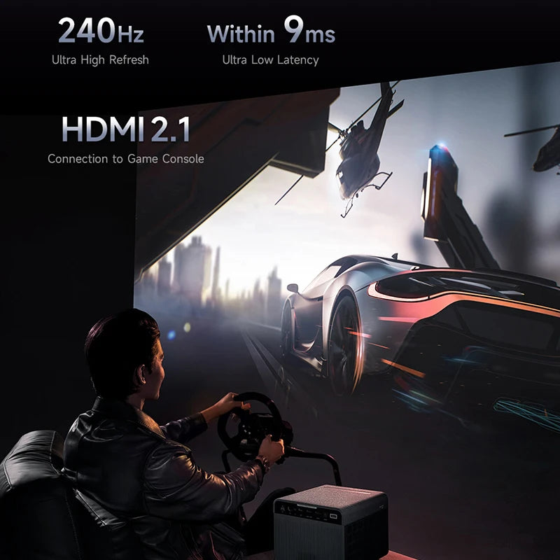 Vidéoprojecteur laser Formovie X5 – 4K natif, 4500 lumens, HDR10+, WiFi 6, MEMC, home cinéma