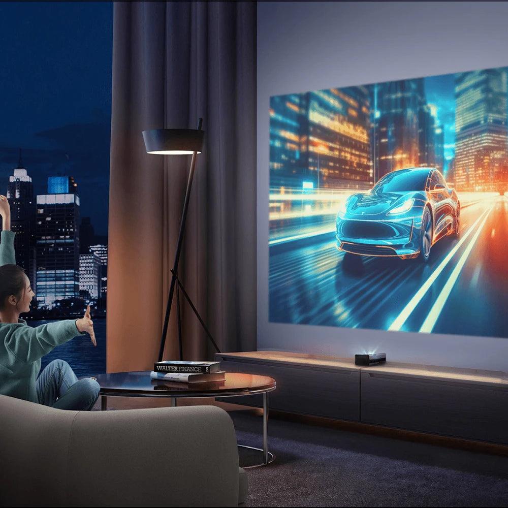 Vidéoprojecteur Touyinger UST01 – Full HD 1080p, ultra courte portée, 3D active