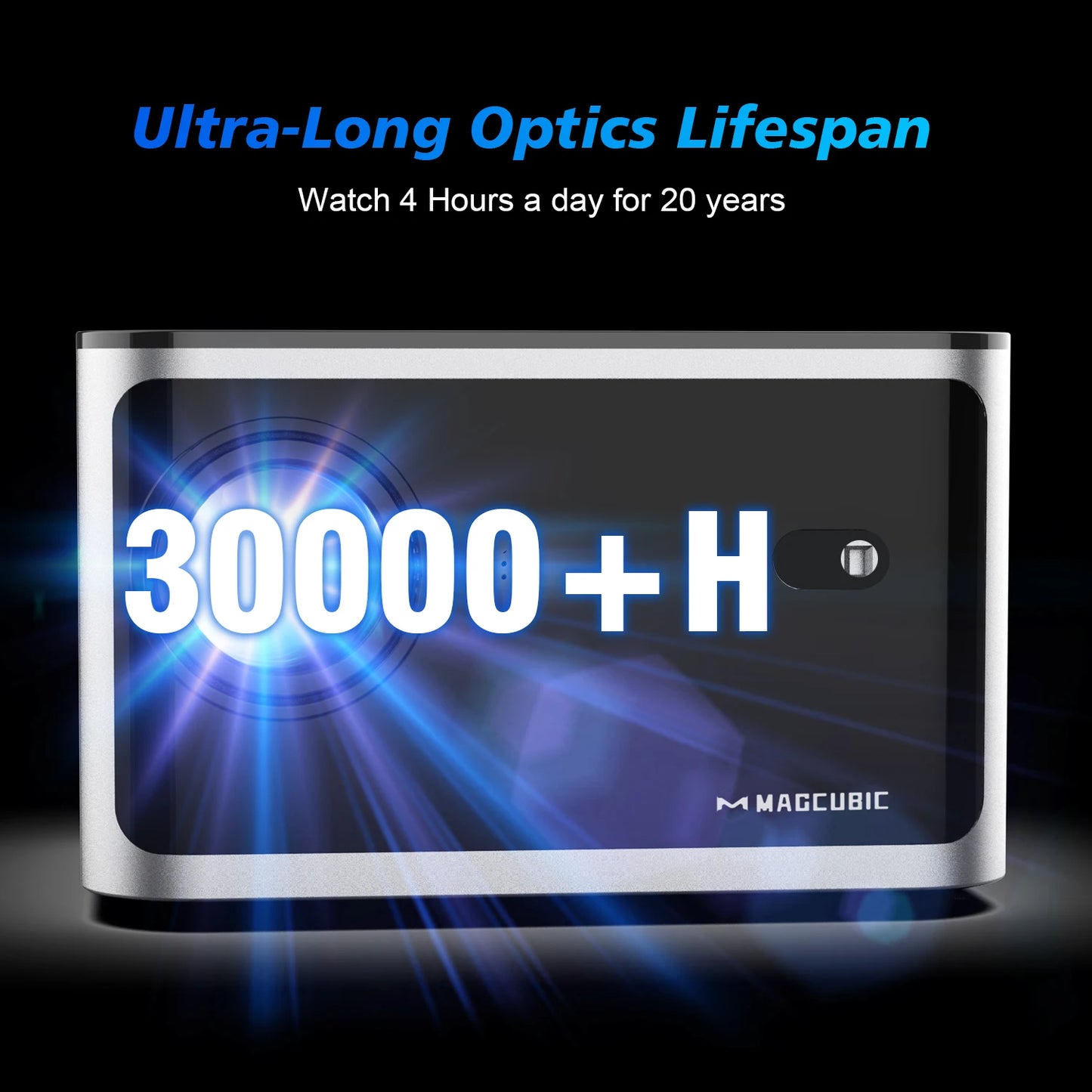 Vidéoprojecteur Magcubic HY350 Pro – Full HD 1080p, 4K support, 580 lumens, Android 11, auto focus, WiFi 6