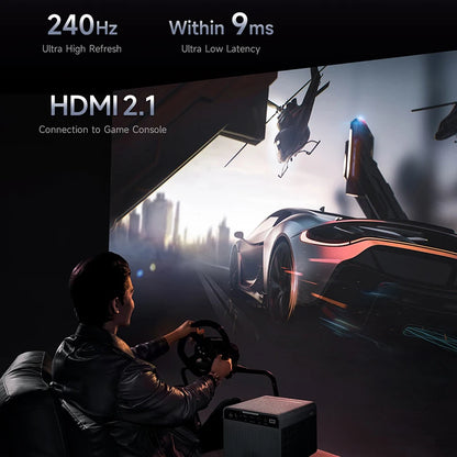 Vidéoprojecteur laser Formovie X5 – 4K natif, 4500 lumens, HDR10+, WiFi 6, MEMC, home cinéma
