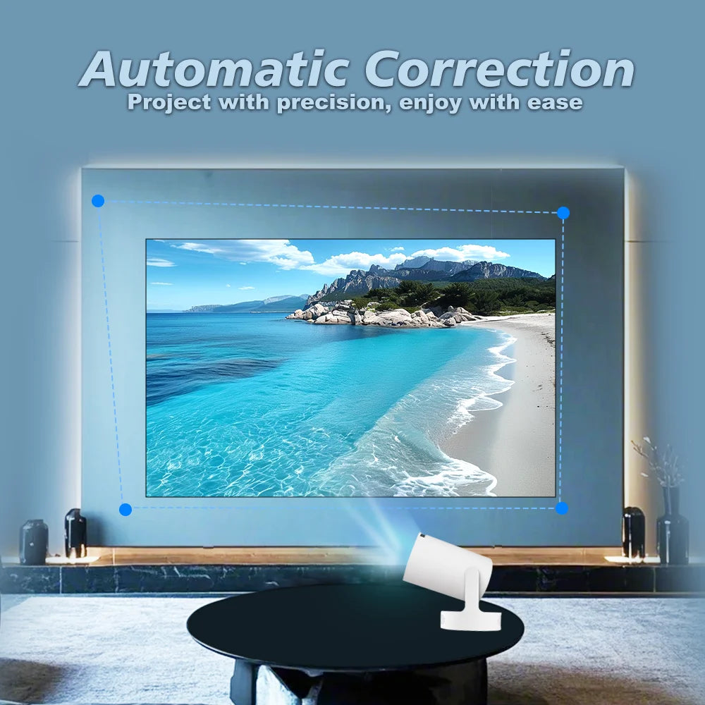 Vidéoprojecteur portable HY300 Ultra – HD 720p, ultra courte portée, Android 11, WiFi 6, Bluetooth 5.4
