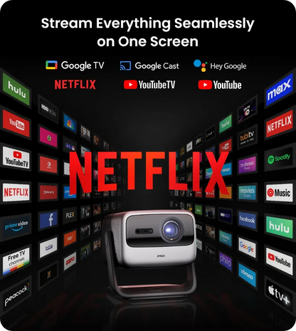 Vidéoprojecteur portable JMGO N1S Ultimate – 4K UHD, 3300 lumens, laser, auto-alignement