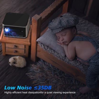 Vidéoprojecteur Magcubic HY350 Pro – Full HD 1080p, 4K support, 580 lumens, Android 11, auto focus, WiFi 6