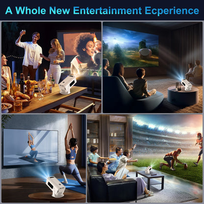 Vidéoprojecteur portable Salange P330W – Full HD 1080p, 4K/8K support, 280 lumens, Android 11, WiFi 6