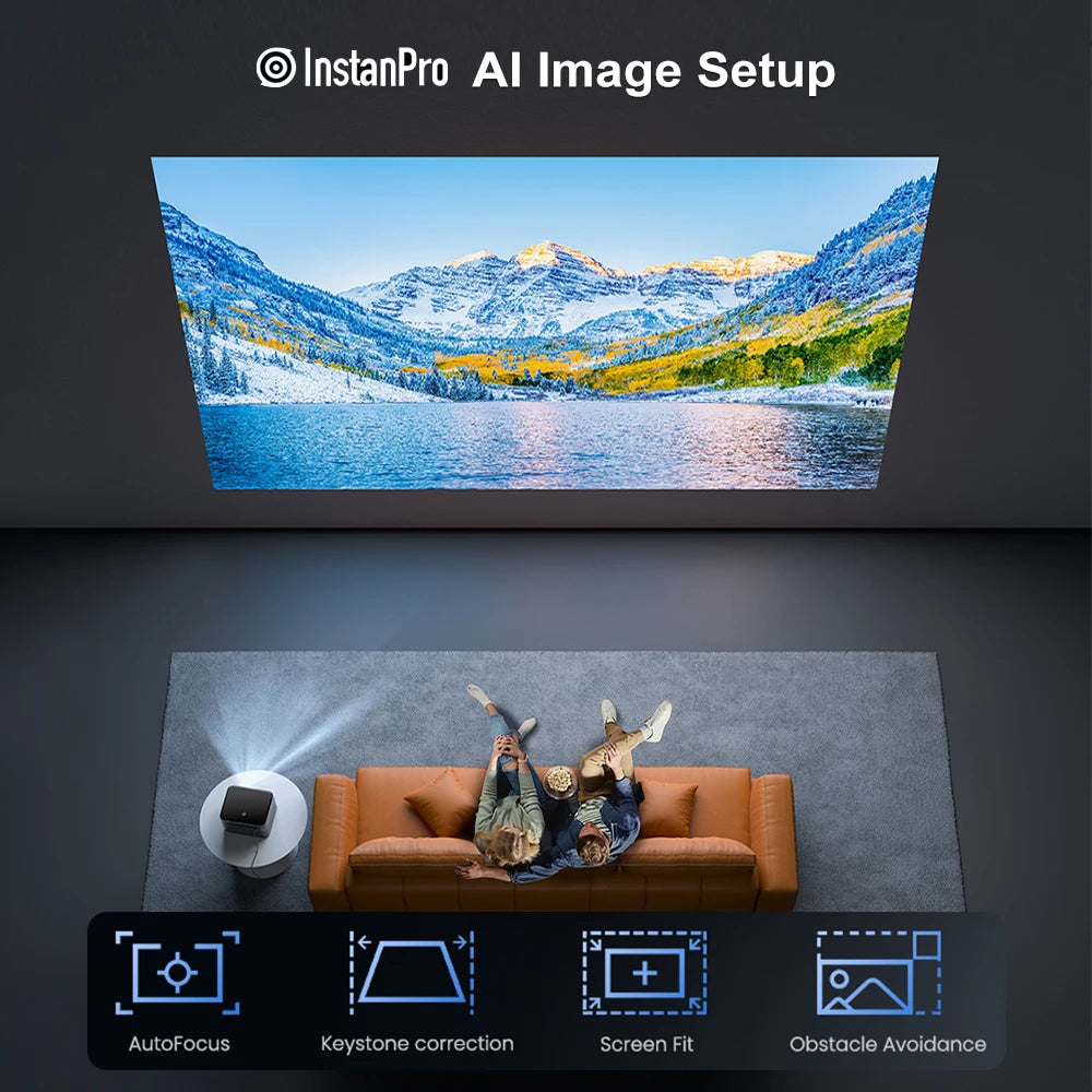 Vidéoprojecteur laser Dangbei Mars Pro 2 – 4K, 2450 lumens, Netflix intégré, smart TV