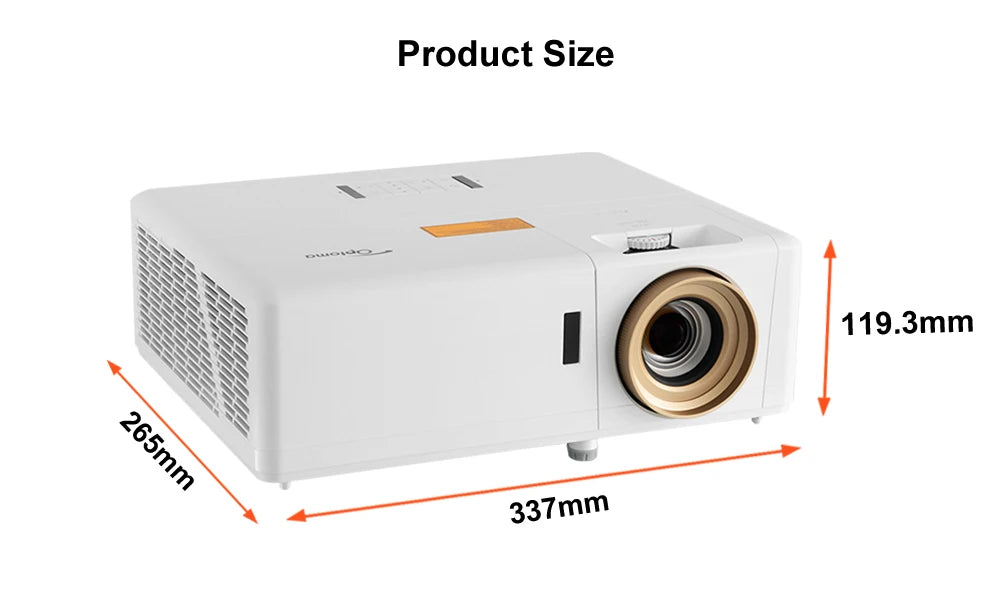 Vidéoprojecteur laser Optoma UHZ718 – 4K UHD, 240Hz, 4ms, HDR, home cinéma