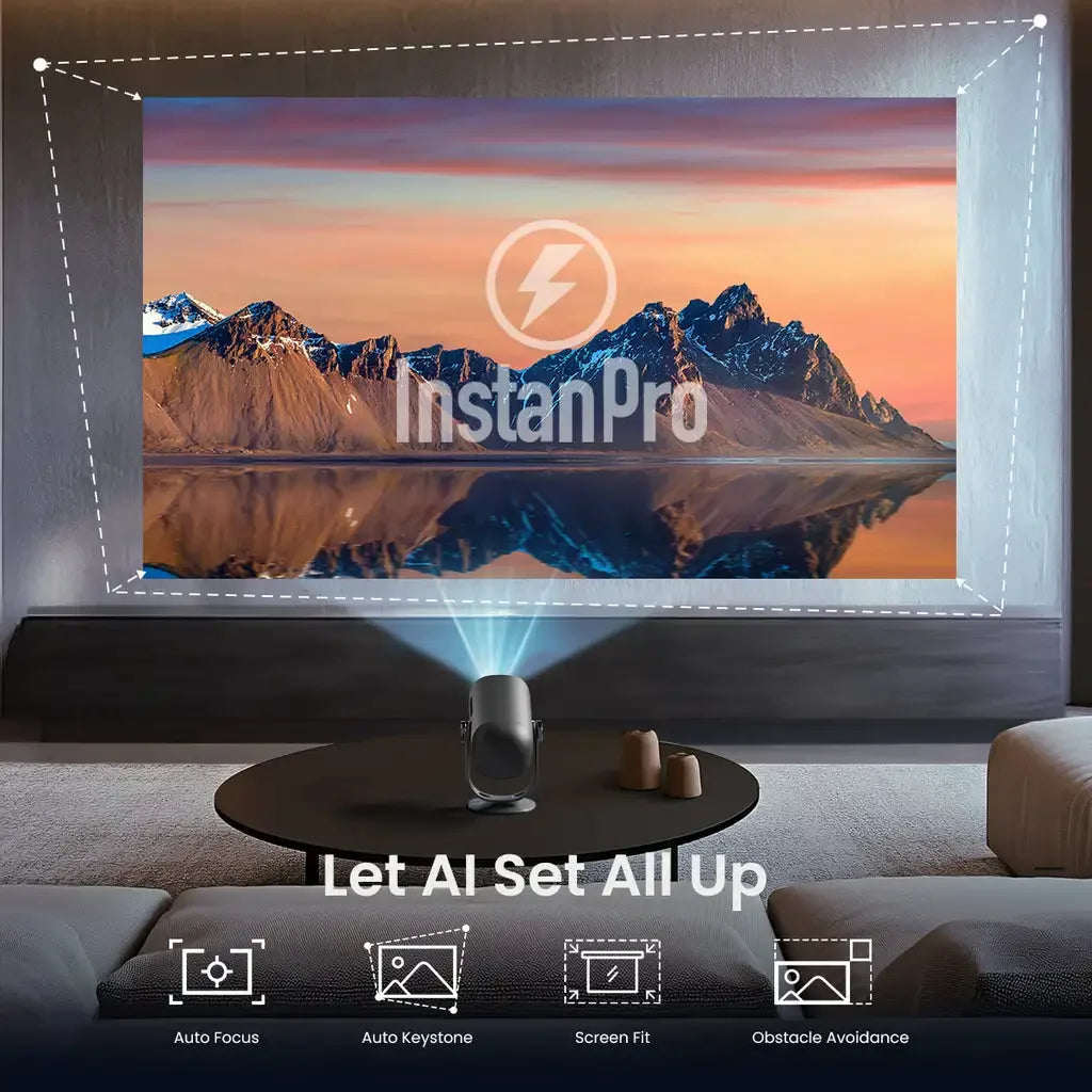 Vidéoprojecteur laser portable Dangbei Freedo – Full HD 1080p, 450 lumens, batterie intégrée, Google TV, WiFi 6, Bluetooth
