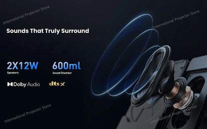 Vidéoprojecteur laser Dangbei Mars Pro 2 – 4K, 2450 lumens, Netflix intégré, smart TV