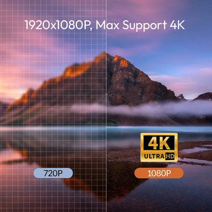 Vidéoprojecteur VEVSHAO A22 – Full HD 1080p, 4K support, 1000 lumens, WiFi, smart TV