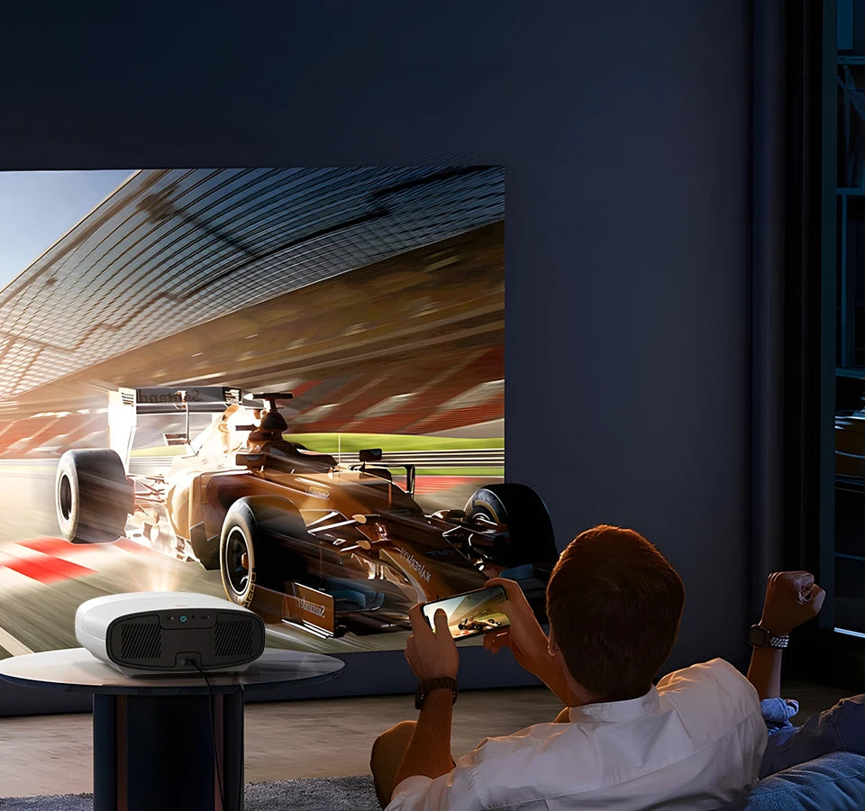 Vidéoprojecteur VEVSHAO A22 – Full HD 1080p, 4K support, 1000 lumens, WiFi, smart TV