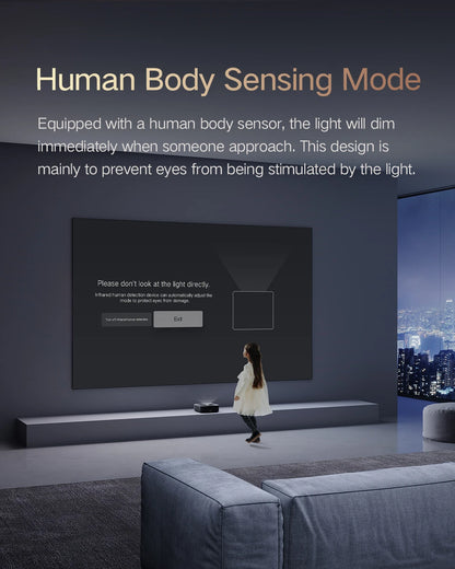 Vidéoprojecteur laser Fengmi R1 Nano – 4K support, 1200 lumens, ultra courte portée, Android TV