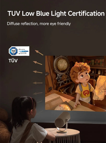 Vidéoprojecteur portable Lenovo Xiaoxin 100M – Full HD 1080p, 4K support, 10 000 lumens, Android 12, auto focus