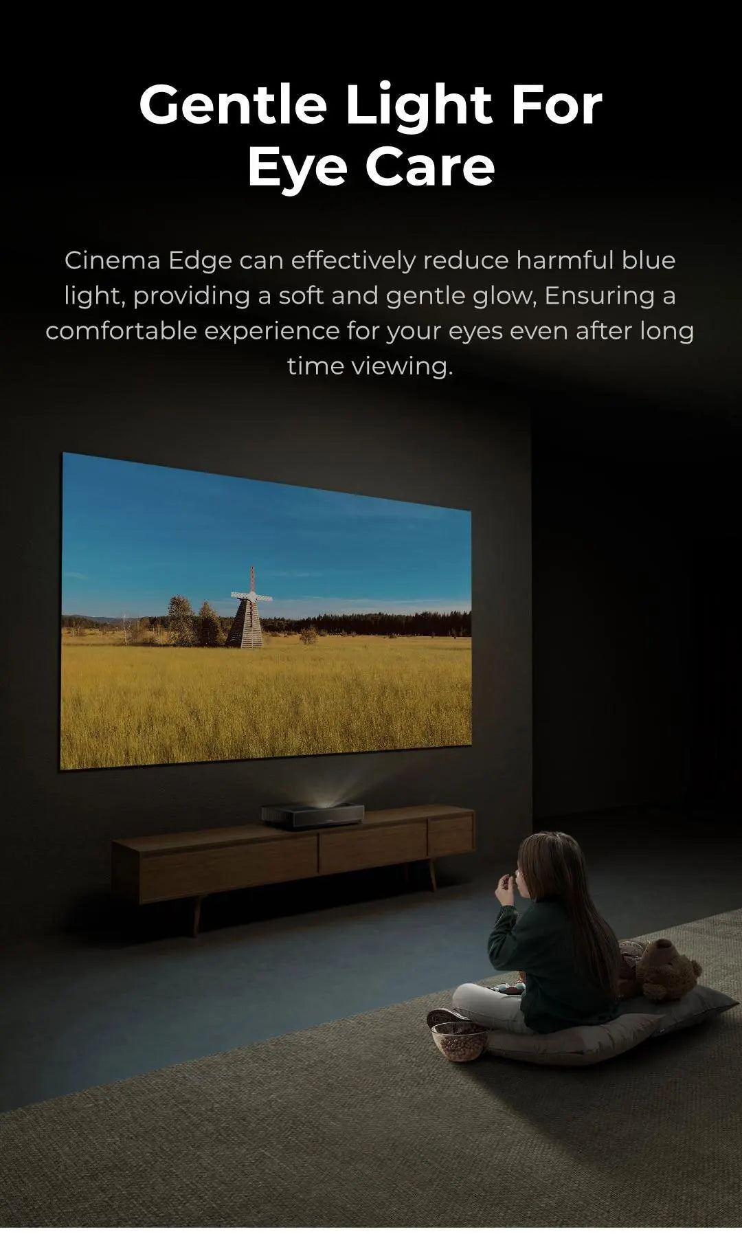 Vidéoprojecteur laser Formovie Cinema Edge – 4K UHD, 2100 lumens, courte portée, smart TV
