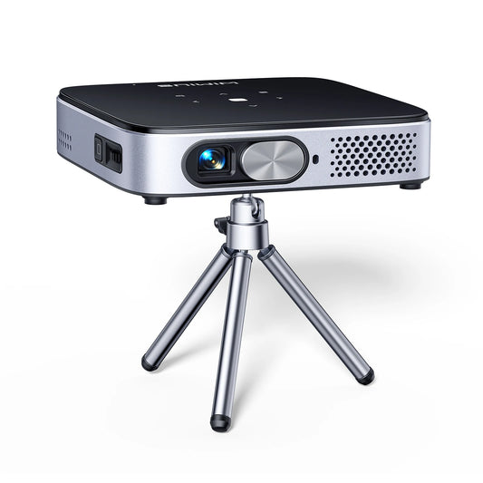 Vidéoprojecteur DLP WiMiUS Mini – Full HD 1080p, ultra courte portée, Android 11, rechargeable