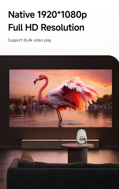 Vidéoprojecteur portable Lenovo Xiaoxin 100M – Full HD 1080p, 4K support, 10 000 lumens, Android 12, auto focus
