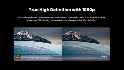 Vidéoprojecteur laser portable Dangbei Atom – Full HD 1080p, 1200 lumens, Google TV, ALPD, Dolby Audio