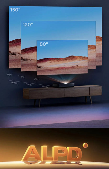 Vidéoprojecteur laser Formovie Cinema Edge – 4K UHD, 2100 lumens, courte portée, smart TV