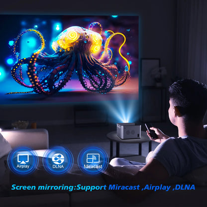 Vidéoprojecteur Magcubic HY350 Pro – Full HD 1080p, 4K support, 580 lumens, Android 11, auto focus, WiFi 6