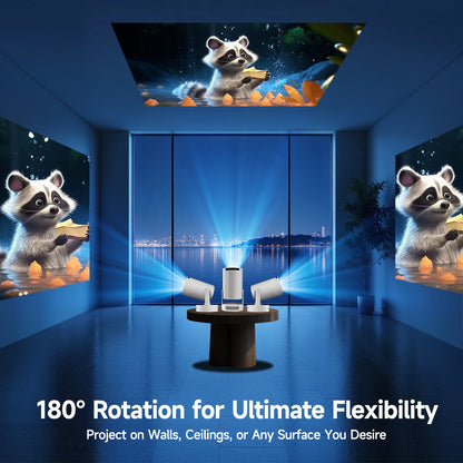 Vidéoprojecteur portable Magcubic HY300 Pro+ – HD 720p, 4K support, 260 lumens, Android 11, WiFi 6, Bluetooth