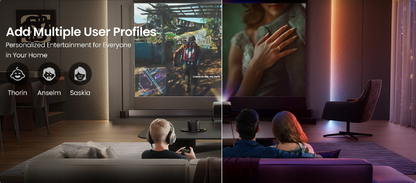 Vidéoprojecteur portable JMGO N1S Ultimate – 4K UHD, 3300 lumens, laser, auto-alignement