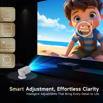 Vidéoprojecteur mini Magcubic HY310 – Full HD 1080p, 4K support, 330 lumens, Android 11, auto focus