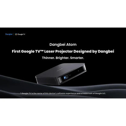 Vidéoprojecteur laser portable Dangbei Atom – Full HD 1080p, 1200 lumens, Google TV, ALPD, Dolby Audio