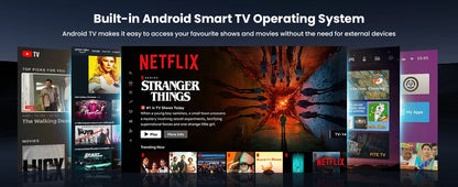 Vidéoprojecteur mini 4K/1080p – WiFi 6, Bluetooth, Galaxy mode, Android TV, haut-parleurs stéréo