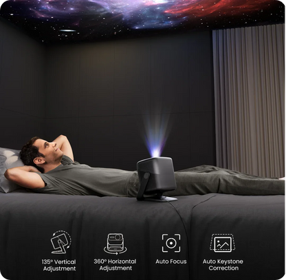 Vidéoprojecteur portable JMGO N1S Ultimate – 4K UHD, 3300 lumens, laser, auto-alignement
