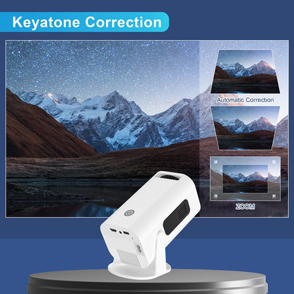 Vidéoprojecteur portable Salange P330W – Full HD 1080p, 4K/8K support, 280 lumens, Android 11, WiFi 6